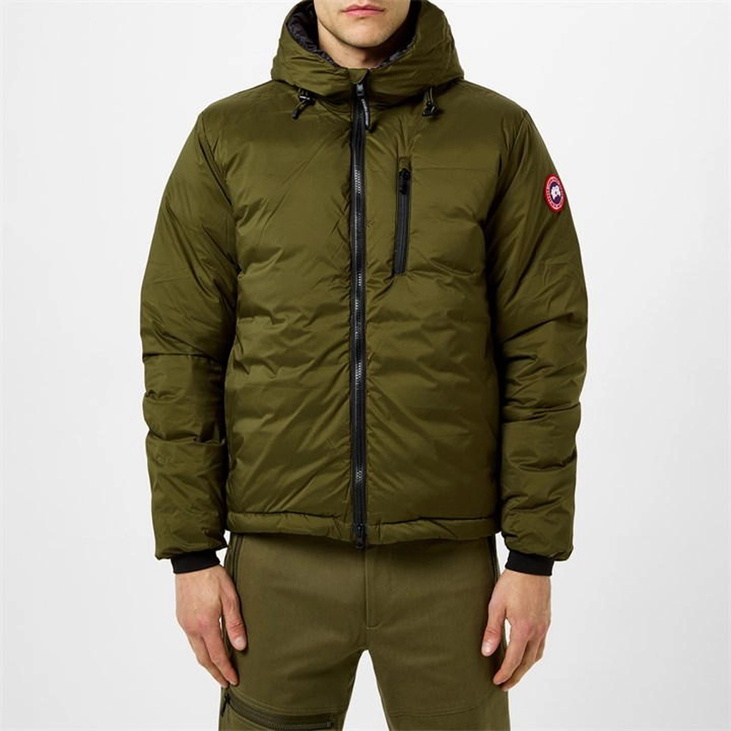 Canada Goose Men'S Nylon Lodge Down Jacket - Green